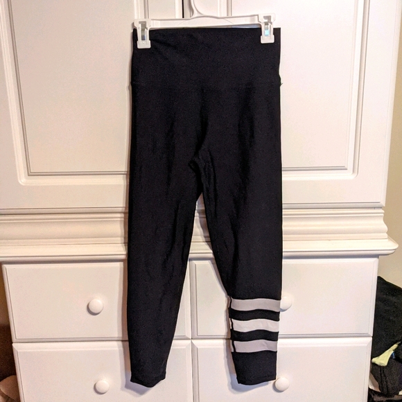 aerie Pants & Jumpsuits Aerie Athletic Single Leg Striped Leggings Poshmark